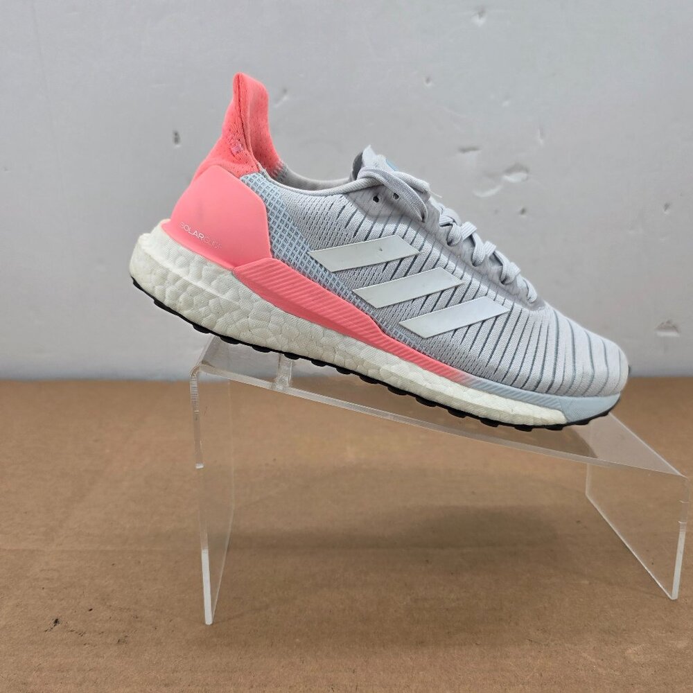Adidas Solar Glide 19 Running Shoes Gray Pink Size  Y5.5   Womans size 7
